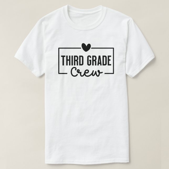 T-shirt Équipage de troisième année (Design devant)