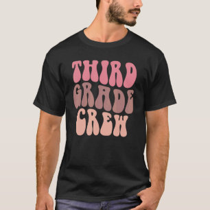 T-shirt Équipage de troisième année rétro Professeur de 3e