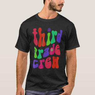 T-shirt Équipage de troisième année tendance Bonjour 3ème