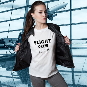T-shirt Équipage de vol amusant avion en vol vacances
