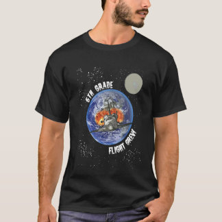 T-shirt Équipage de vol de cinquième année Voyage spatial