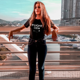 T-shirt Équipage de vol en avion Voyage Moderne Vacances