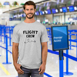 T-shirt Équipage de vol en avion Voyage Moderne Vacances