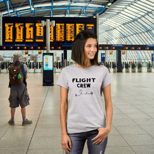 T-shirt Équipage de vol en avion Voyage Moderne Vacances
