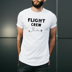 T-shirt Équipage de vol en avion Voyage moderne Vacances e