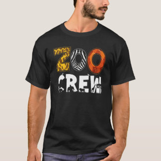 T-shirt Équipage de zoo impression animale pour enfants ga