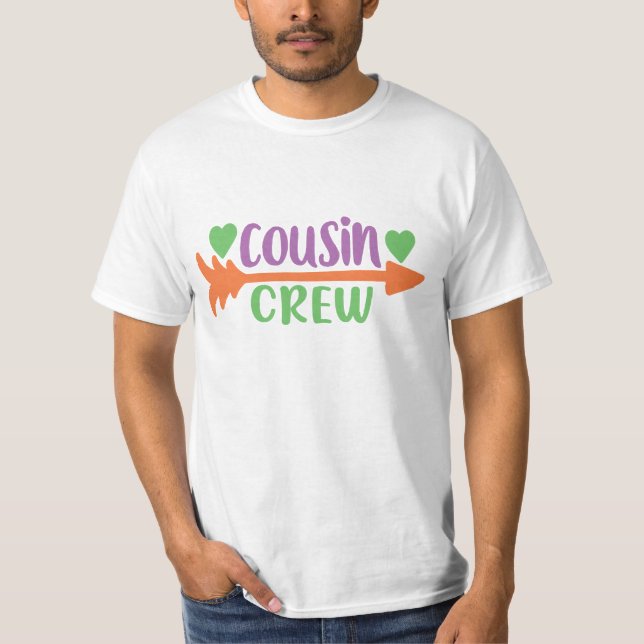 T-shirt équipage du cousin (Devant)