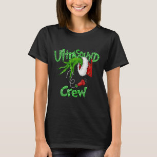 T-shirt Équipage échographie Sonographe Joyeux Noël Xmas P