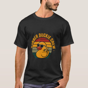 T-shirt Équipage Rubber Duckie Drôle Canard en Caoutchouc
