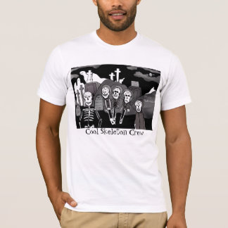 T-shirt Équipage squelettique frais