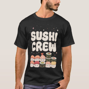 T-shirt Équipage Sushi, Cadeau mignon pour amateur de sush