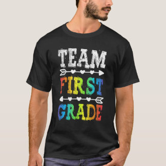 T-shirt Équipe 1ère année Enseignant Retour à l'école