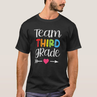 T-shirt Équipe 3E Année 3E Année Retour À L'École Garçons 