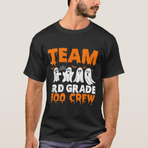 T-shirt Équipe 3e année Boo Crew Halloween Ghost