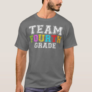 T-shirt Équipe 4e année Enseignant de 4e année Étudiant (1