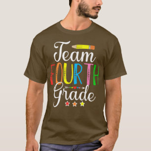 T-shirt Équipe 4e année Étudiante de 4e année Quatrième an