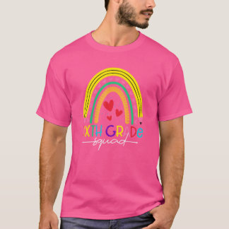 T-shirt Équipe Arc-en-ciel de sixième année 6e année Retou