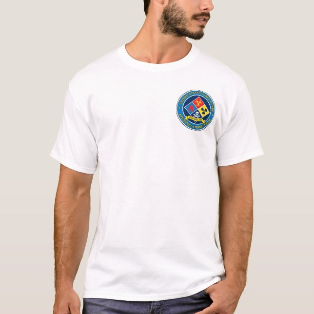 T-shirt Équipe atlantique de grève d'USCG (Devant)