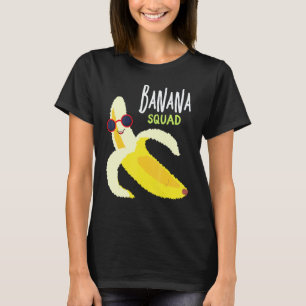 T-shirt Équipe Banane Banane Nourriture Vacances d'Été V