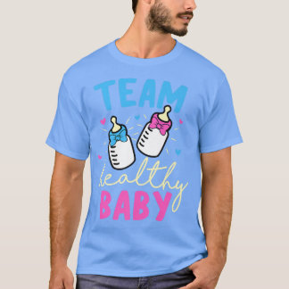 T-shirt Équipe Bébé en santé Fête de révélation de genre