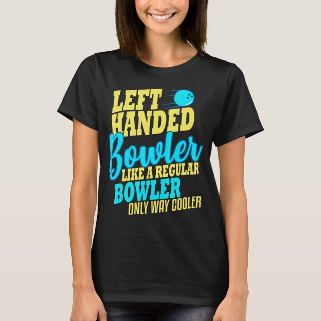 T-shirt Équipe Bowling Gauche Handler Fun (Devant)
