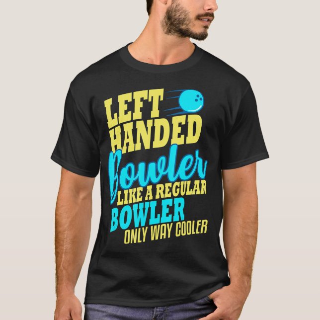 T-shirt Équipe Bowling Gauche Handler Fun (Devant)