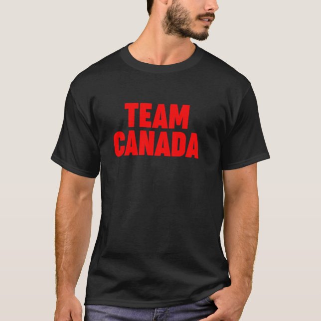 T-shirt Équipe Canada (Devant)