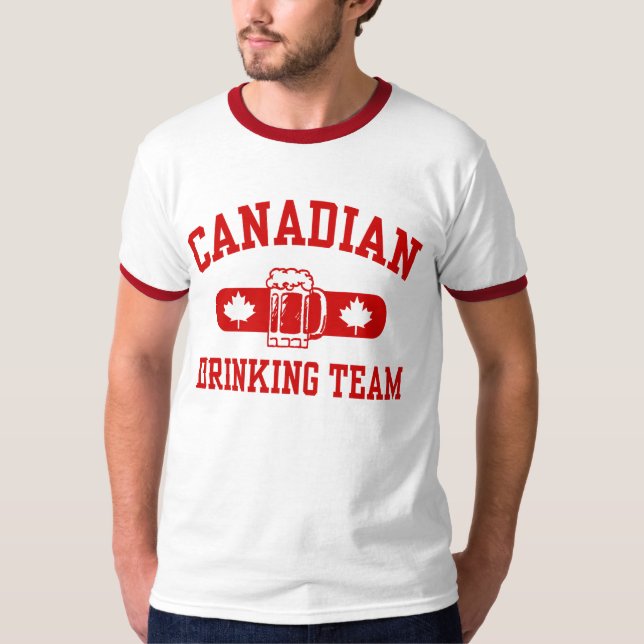 T-shirt Équipe canadienne de la boisson (Devant)