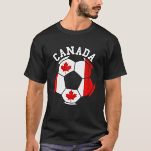 T-shirt Équipe canadienne de soccer Feuille d'érable Canad