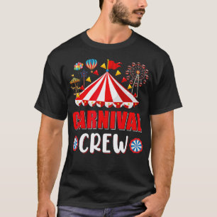 T-shirt Équipe Carnavale Funny Cirque Costume Du Personnel