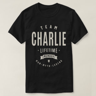 T-shirt Équipe Charlie Membre à vie Cadeau Tee