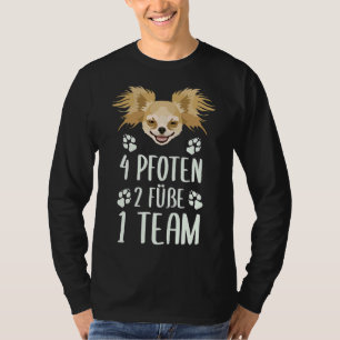 T-shirt Équipe Chihuahua 4 pattes 2 pieds 1