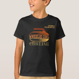 T-shirt Équipe Club de curling en fauteuil roulant Nom de