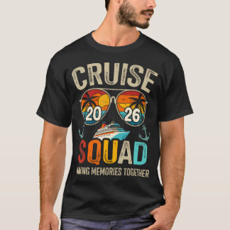 T-shirt Équipe Croisière 2026 Vacances d'été Famille Corre