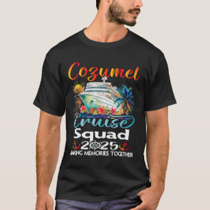 T-shirt Équipe Croisière Cozumel 2025 Ami Famille Cozumel 