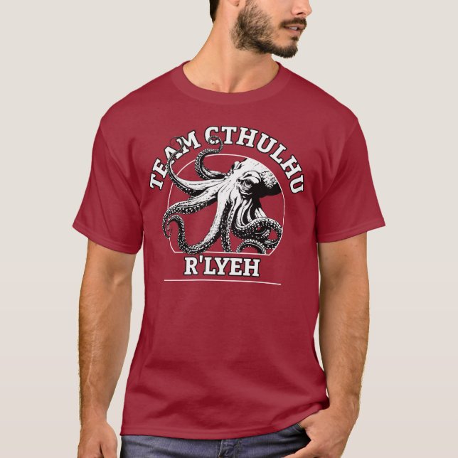 T-shirt Équipe Cthulhu R'lyeh Lovecraft (Devant)