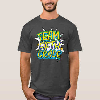 T-shirt Équipe Cute 5e année Enseignant Tee - shirts