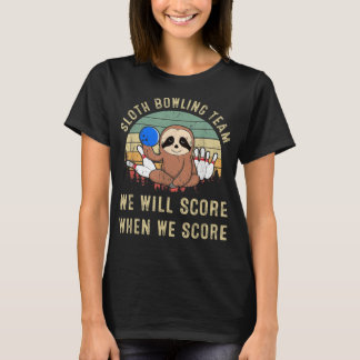 T-shirt Équipe cycliste Sloth Bowling