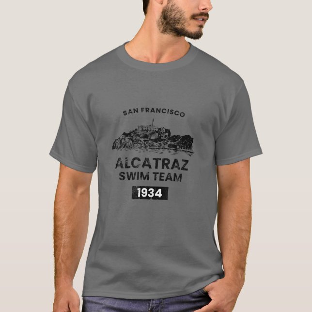 T-shirt Équipe d'Alcatraz Swim (Devant)