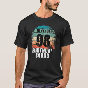 T-shirt Equipe d'anniversaire de 98 ans Vintage 98e Annive