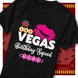 T-shirt Équipe d'anniversaire de Las Vegas 2026 Étoile aux