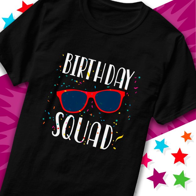 T-shirt Équipe d'anniversaire du cool Fun Matching Group (Créateur téléchargé)