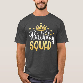 T-shirt Équipe d'anniversaire Fête tenue assortie famille