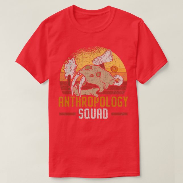 T-shirt Équipe d'anthropologie Science Anthropologue Fossi (Design devant)