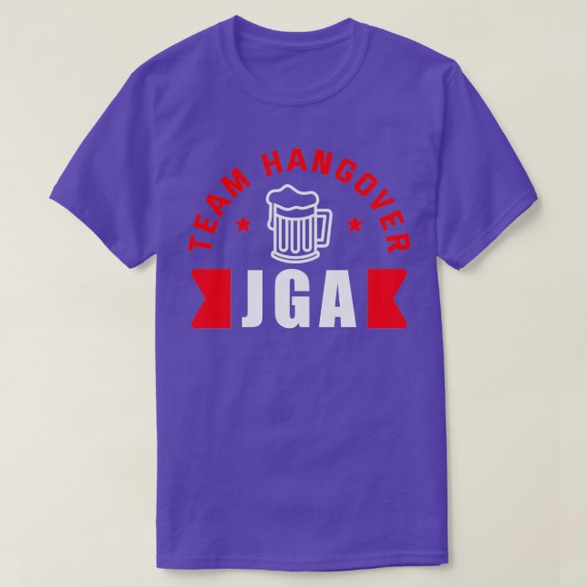 T-shirt Équipe d'après-cuites JGA 2 (Design devant)