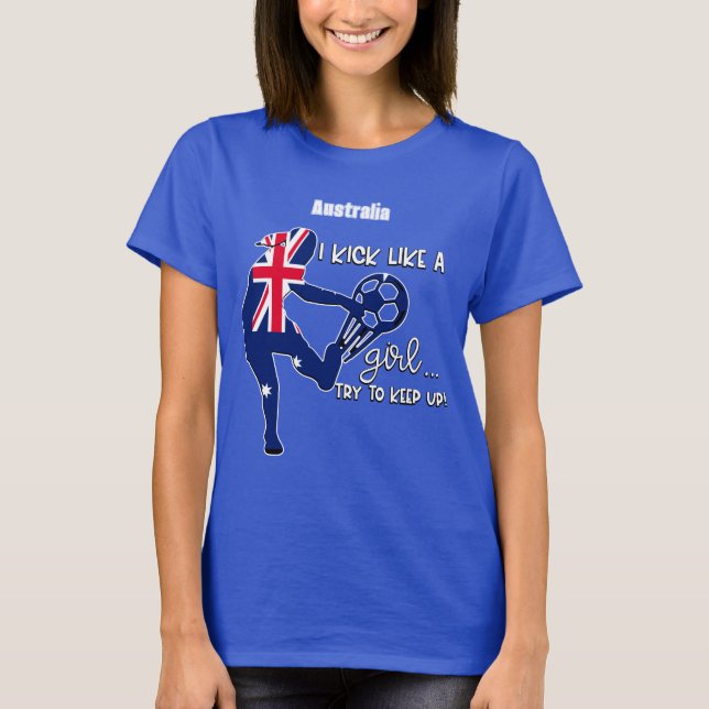 T-shirt Équipe d'Australie de la Coupe du monde de footbal (Devant)