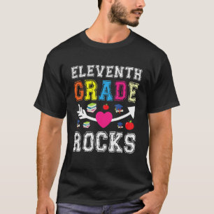T-shirt Équipe de 11e année Rocks retour à l'école 11e ann