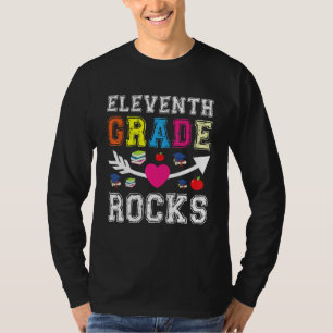 T-shirt Équipe de 11e année Rocks retour à l'école 11e ann