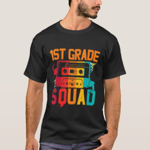 T-shirt Équipe de 1re année rétro Boombox 80s Professeur É