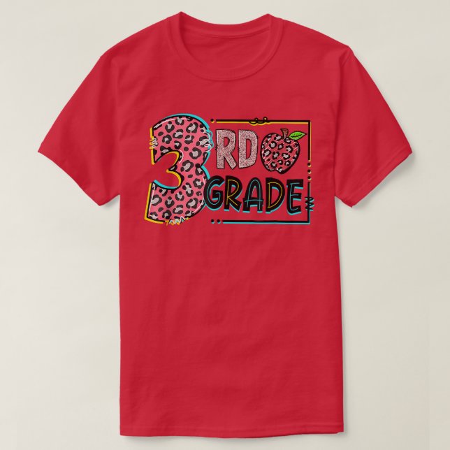 T-shirt Équipe de 3e année Dernier jour de l'école Troisiè (Design devant)